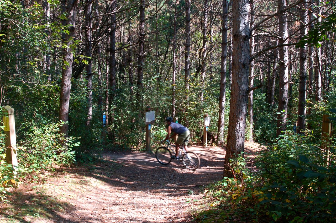 Biking in Lebanon Hills Regional Park Twin Cities Outdoors