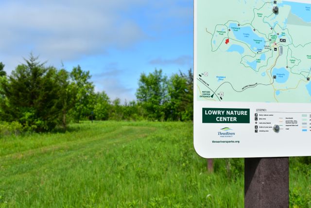 hiking trail map carver park reserve