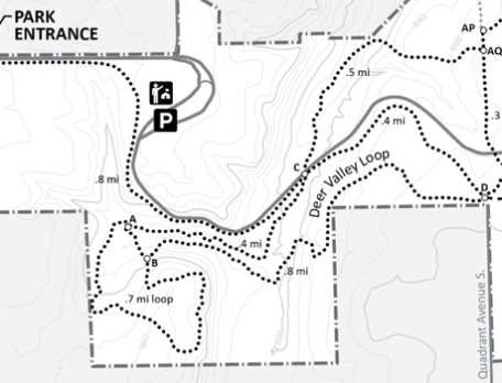 afton state park trail map