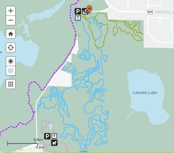 Elm Creek Singletrack Map Snowshoeing In Elm Creek Park Reserve • Twin Cities Outdoors