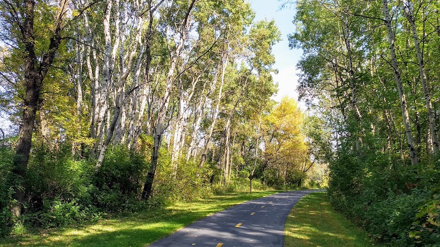 hyland park reserve biking trail