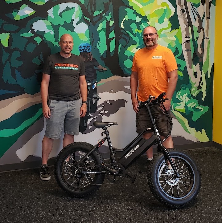 Carl and Justin, managers at Pedego Stillwater